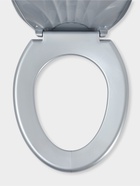 Сиденье для унитаза «Ракушка», 44.5×37 см, с крышкой, серебристый перламутр 1593649