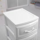 Комод 3-х секционный «Дельфин», белый - Фото 2