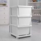 Комод 3-х секционный «Дельфин», белый - Фото 4