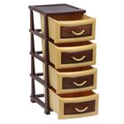 Комод 4-х секционный «Дельфин», бежево-коричневый - Фото 2