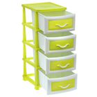 Комод 4-х секционный «Дельфин», лимонный/белый - Фото 2