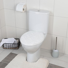 Сиденье для унитаза «Декор», 44.5×37 см, с крышкой, белое - Фото 2