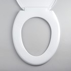 Сиденье для унитаза с крышкой Росспласт «Декор. Яхта», 44,5 х 37,5 см, белое - Фото 5