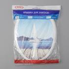 Сиденье для унитаза с крышкой Росспласт «Декор. Яхта», 44,5 х 37,5 см, белое - Фото 3