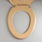 Сиденье для унитаза с крышкой «Комфорт Люкс», цвет бежевый/коричневый бантик - Фото 4