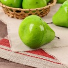 Муляж «Груша», 10 см, зелёный - Фото 2