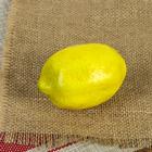 Муляж "Лимон" 10 см, жёлтый - Фото 2