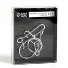 Головоломка металлическая «Раздели на части» №20 - Фото 3