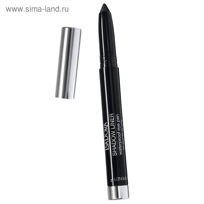 Подводка-Карандаш для глаз IsaDora Shadow Liner, водостойкая, тон Matte Black, 30 - Фото 1