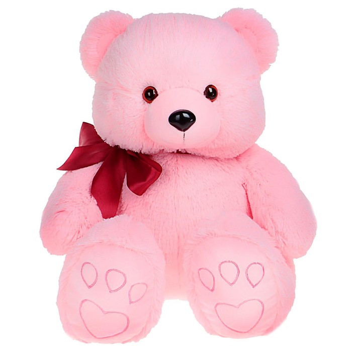 Мягкая игрушка «Медведь Эдди», цвет розовый - Фото 1
