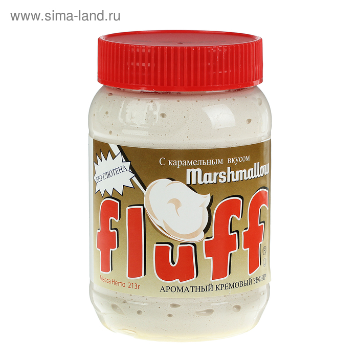 Кремовый зефир Marshmallow Fluff со вкусом карамели, 213 г - Фото 1
