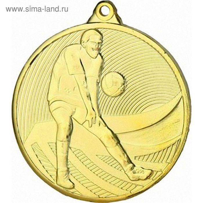 Медаль Волейбол MD14904/G, d=50 мм - Фото 1