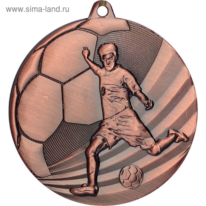 Медаль Футбол MMC5055/B, d=50 мм - Фото 1
