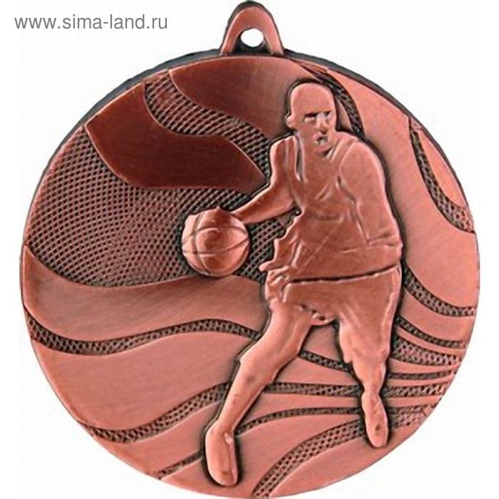 Медаль Баскетбол MMC2150/B, d=50 мм - Фото 1