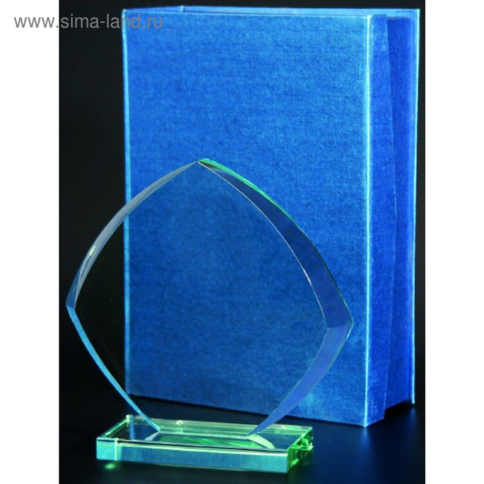 Награда стеклянная h=220 мм, футляр в комплекте G032A - Фото 1