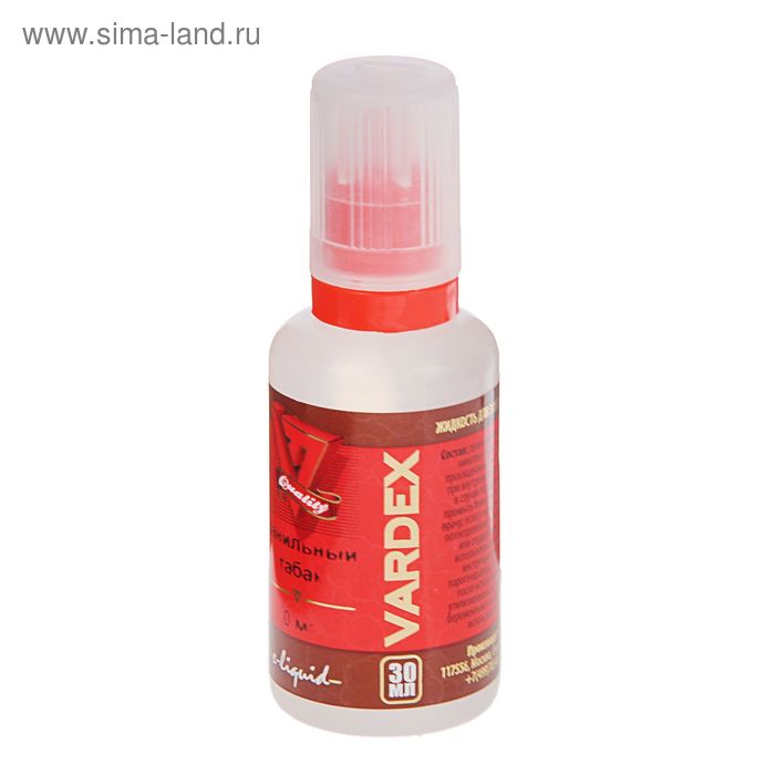 Жидкость для многоразовых ЭИ Vardex, ванильный табак, 0 мг, 30 мл - Фото 1