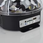 Ночник проектор «Хрустальный диско-шар» 17.5 см, динамик, свечение мульти, 220 В - Фото 5