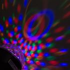 Световой прибор «Хрустальный шар» 17.5 см, динамик, свечение мульти, 220 В - Фото 4