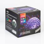 Ночник проектор «Хрустальный диско-шар» 17.5 см, динамик, свечение мульти, 220 В - Фото 8