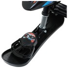 Снегокат Nika Snowpatrol «Гонки», СНД2/Г2, со спинкой и ремнём безопасности, цвет чёрный - Фото 6