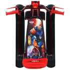 Снегокат Ника-Snowpatrol «Робот», СНД2/Р2, со спинкой и ремнём безопасности, цвет чёрный/красный - Фото 5