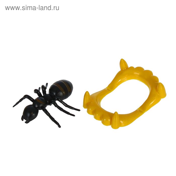 Карнавальный набор, 2 предмета: челюсть, муравей, цвета МИКС - Фото 1