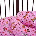 Детское постельное бельё Galtex "Друзья", цвет микс, 147х112см, 60х120см пр.рез., 40х60см 1шт, бязь 145±7 г/м - Фото 3