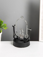 Маятник настольный антистресс «Влюблённая пара», металл, 19×11×11 см - Фото 3