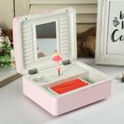 Шкатулка музыкальная механическая «Мишки с запиской», пластик, 15×12×7 см - Фото 2