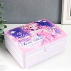 Шкатулка музыкальная механическая «Аниме», пластик, 15×12×7 см - Фото 1