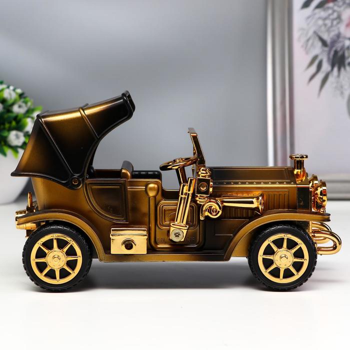 Сувенир музыкальный механический "Кабриолет", двигается 20х8,5х12,5 см - фото 1925803279