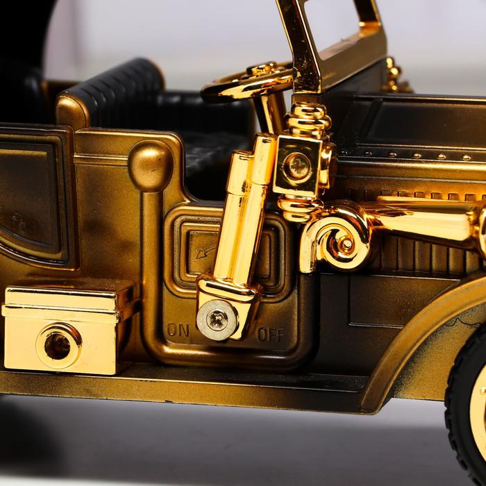 Сувенир музыкальный механический "Кабриолет", двигается 20х8,5х12,5 см - фото 1906824098
