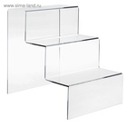 Горка 3 ступеньки 20×27×28 см, оргстекло 3 мм - Фото 3