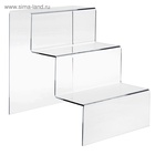 Горка 3 ступеньки 20×27×28 см, оргстекло 3 мм, В ЗАЩИТНОЙ ПЛЁНКЕ - Фото 3