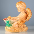 Фигура "Ангел с лилией" цветной 21х26х30см - Фото 2