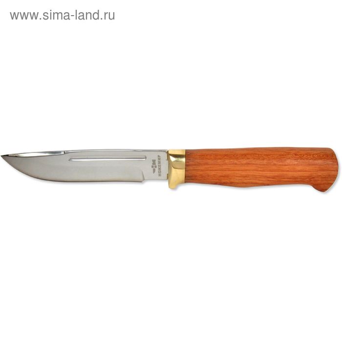 Нож нескладной H-168-2 "Ножемир", рукоять-дерево, сталь 40х13 - Фото 1