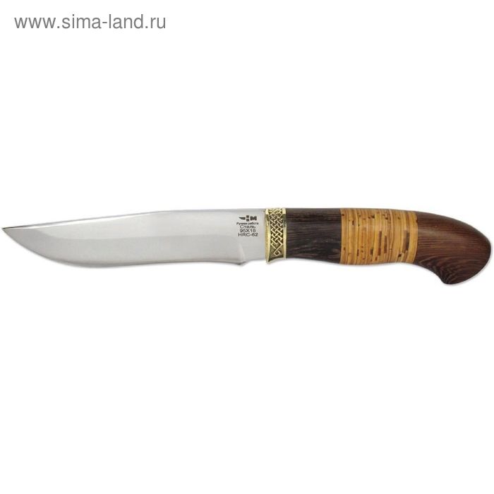 Нож нескладной кованая сталь МАНГУСТ (3221)к, рукоять-венге/береста, сталь 95х18 - Фото 1