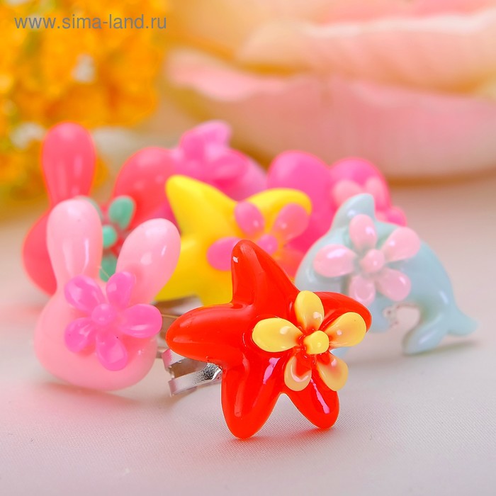 Кольцо «Выбражулька», форма МИКС, безразмерное - Фото 1