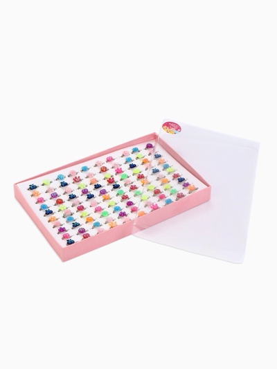 Кольцо «Выбражулька. Блёстка», МИКС, безразмерное, форма МИКС