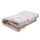 Одеяло шерстяное стёганное, размер 120*120 см, цвет Микс  К31/1 - Фото 1