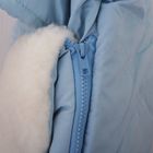 Конверт меховой с карманом "Овечка", рост 68-74 см, цвет голубой К140 - Фото 2