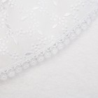 Полотенце уголок для крещения, размер 100х110 см, цвет белый - Фото 3