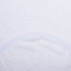 Полотенце-уголок для крещения с вышивкой, размер 100х100 см, цвет белый К40/1 - Фото 3