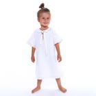 Рубашка крестильная для девочки, цвет белый, рост 86-92 см - Фото 1