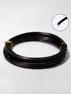 Проволока для плетения d=2 мм, намотка 5 м, чёрная - Фото 3