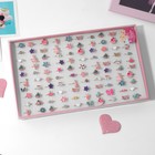 Кольцо «Выбражулька» ассорти эмаль, форма МИКС, безразмерное, МИКС - Фото 2