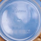 Набор контейнеров пищевых круглых Доляна, 3 шт: 150 мл, 300 мл, 500 мл, цвет синий - Фото 4