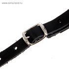 Намордник кожаный сетчатый с перемычкой №2, доберман, (длина по носу 9.5 см, обхват морды 28 см) - Фото 4