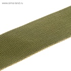 Ошейник брезентовый однослойный, 84×4.5 см, ОШ 50-70 см, хаки - Фото 7