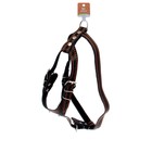 Шлейка кожаная «Караульная», 2.5 см, ОШ40-66 см, ОГ 81-100 см, чёрный - Фото 4